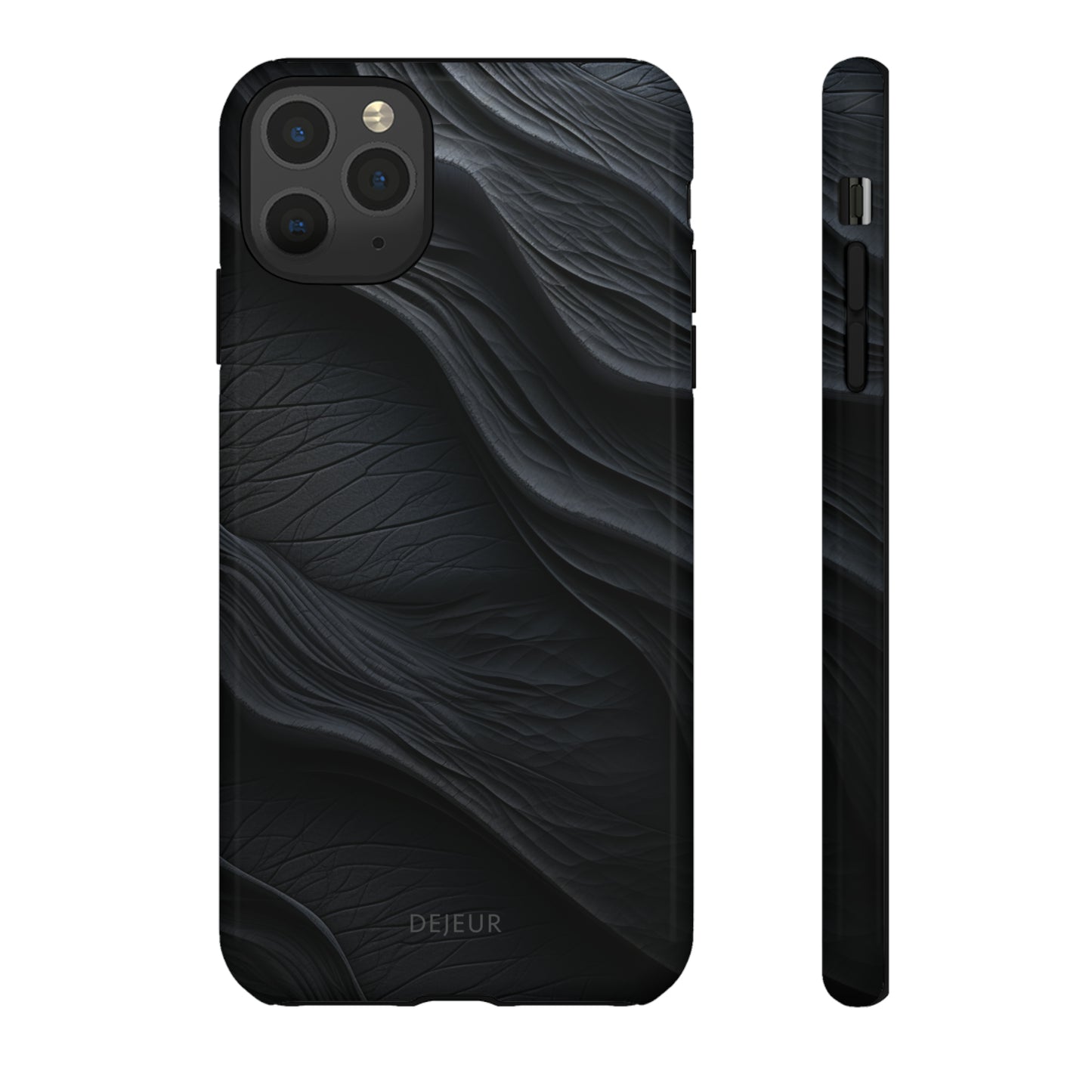 Charcoal Ripples - iPhone Tough Case