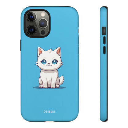 Little Blue Eyed Cat - iPhone Tough Case