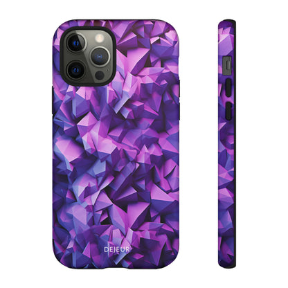 3D Purple Pattern - iPhone Tough Case