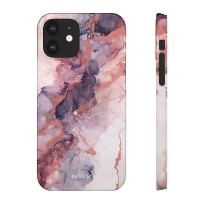 Royal Purple Marble - iPhone Snap Case