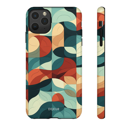 Abstract Circular Shapes - iPhone Tough Case