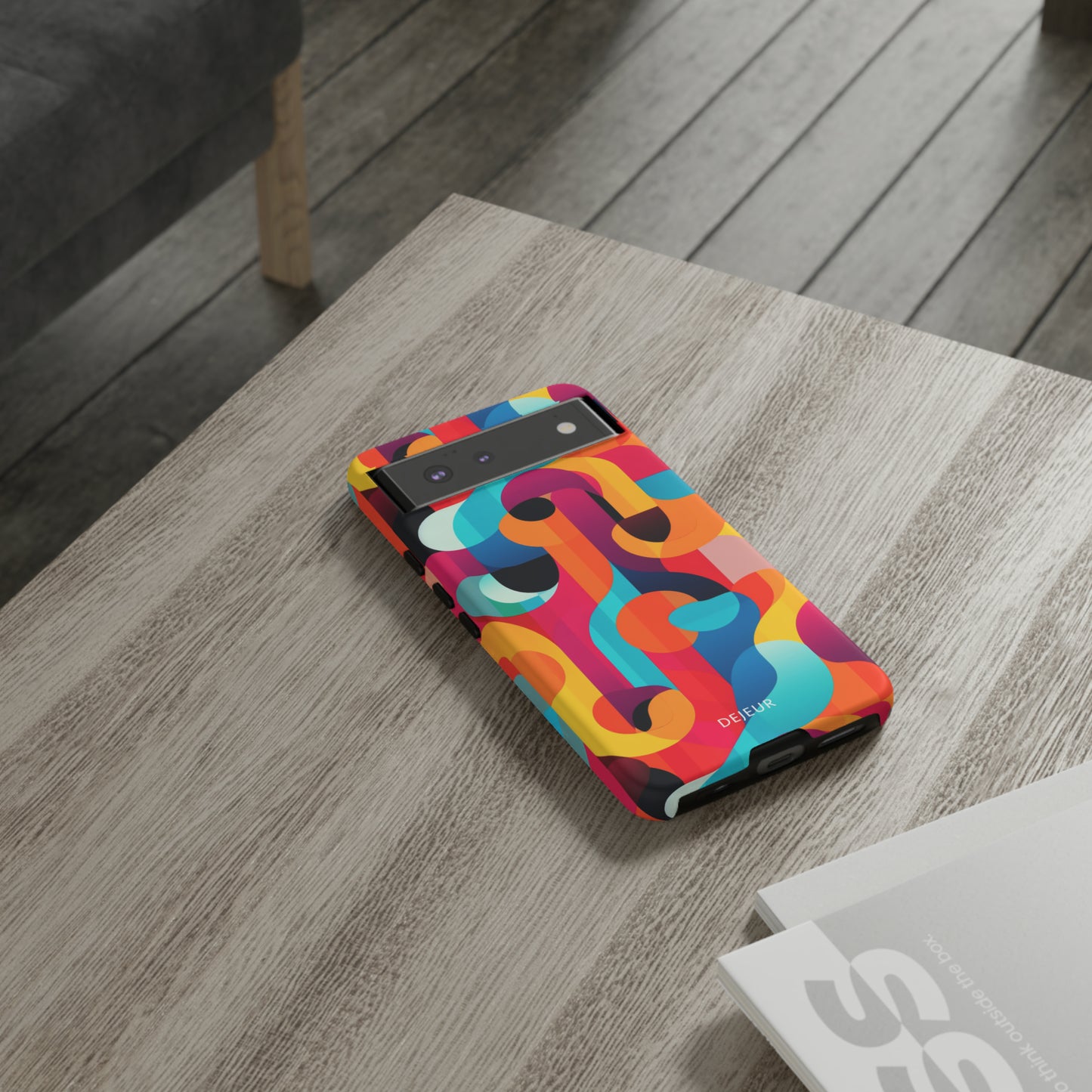 Curved Abstract Shapes - Google Pixel Tough Case