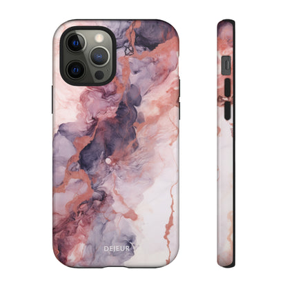 Royal Purple Marble - iPhone Tough Case