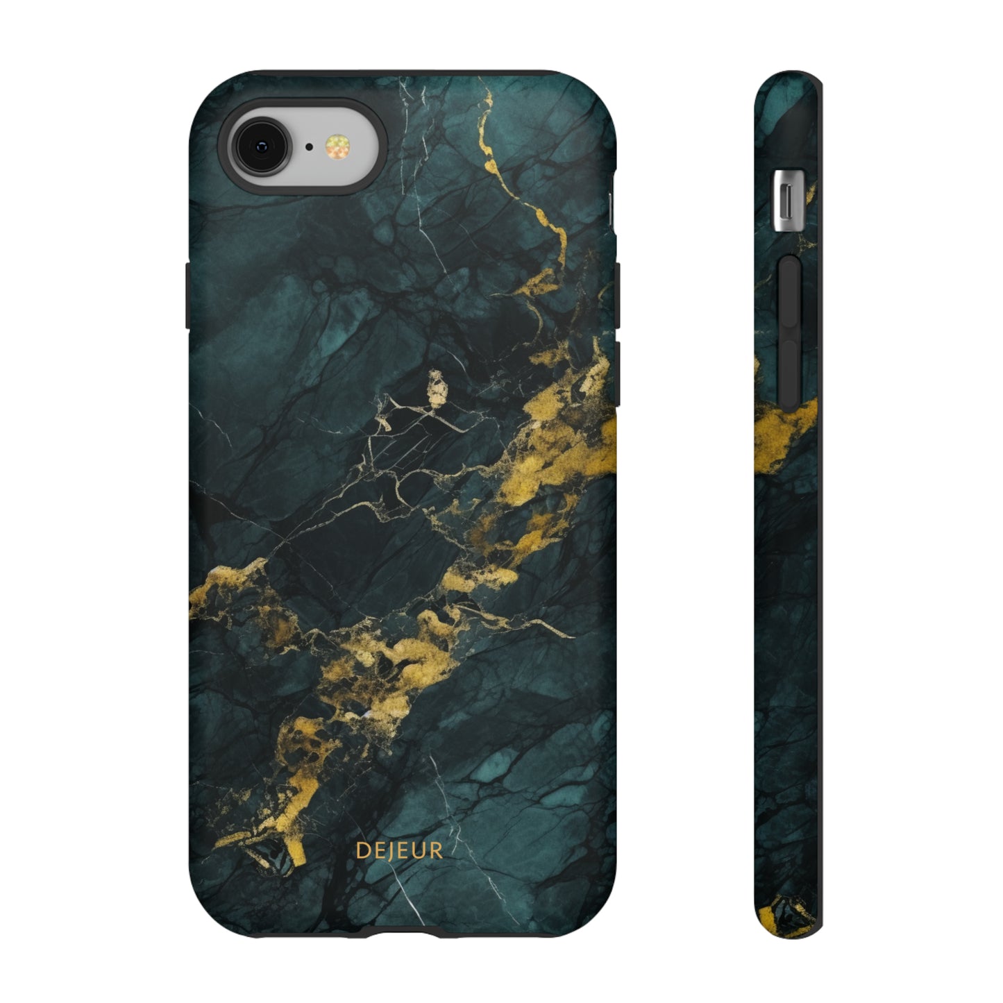 Gold Shadow Marble - iPhone Tough Case