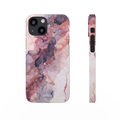 Royal Purple Marble - iPhone Snap Case