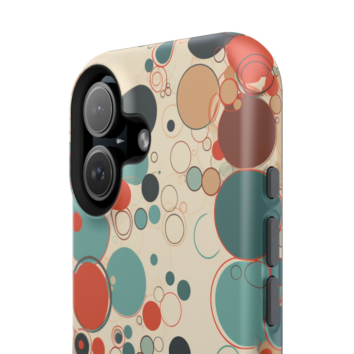 Pastel Line Circles - iPhone MagSafe Tough Case