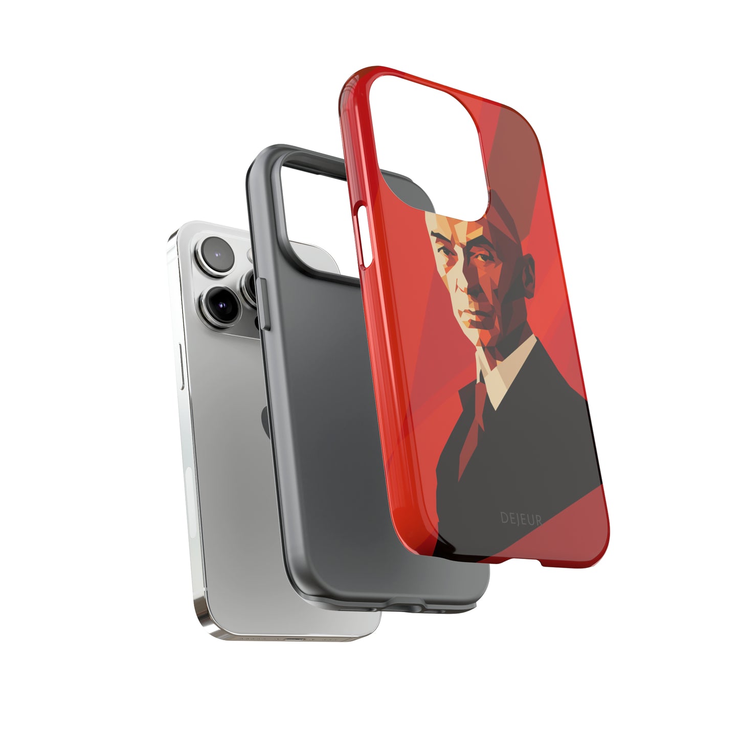 Oppenheimer Minimalist Portrait - iPhone Tough Case