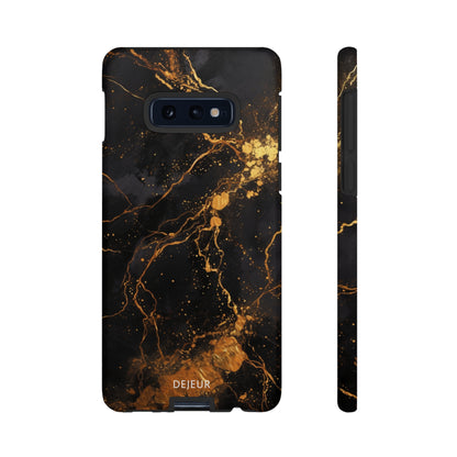 Dark Gold Amber Marble - Samsung Galaxy Tough Case