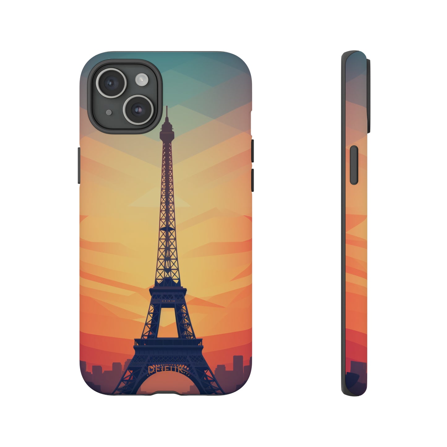 Eiffel Tower Sunset - iPhone Tough Case