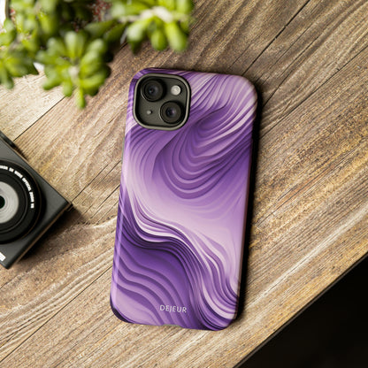 Violet Waves - iPhone Tough Case