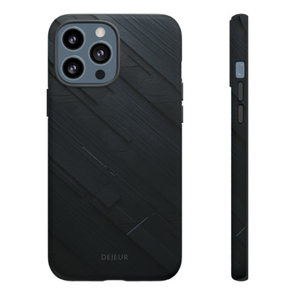 Synthetic Black Graphite - iPhone Tough Case