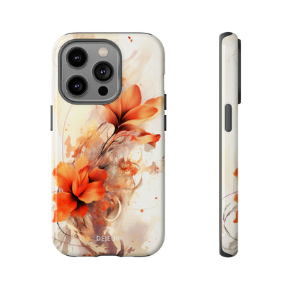 Classic Floral Beige - iPhone Tough Case