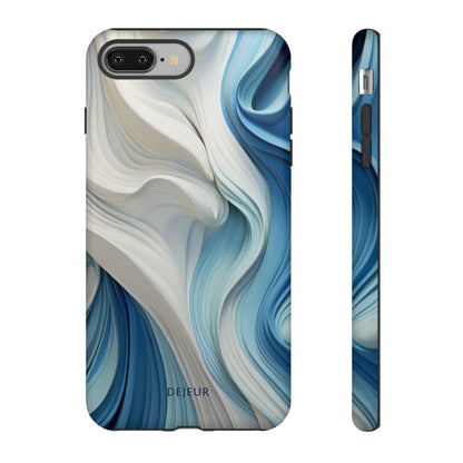 Blue Cream Ripple - iPhone Tough Case