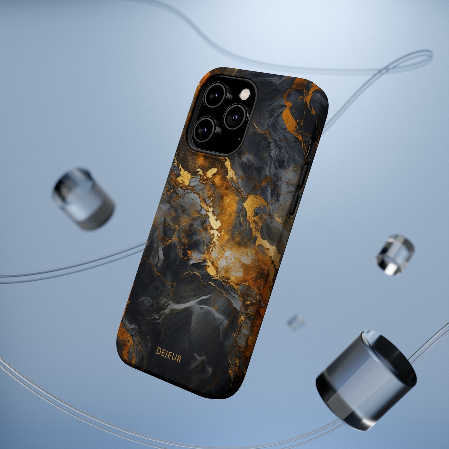 Platinum Gold Marble - iPhone MagSafe Tough Case