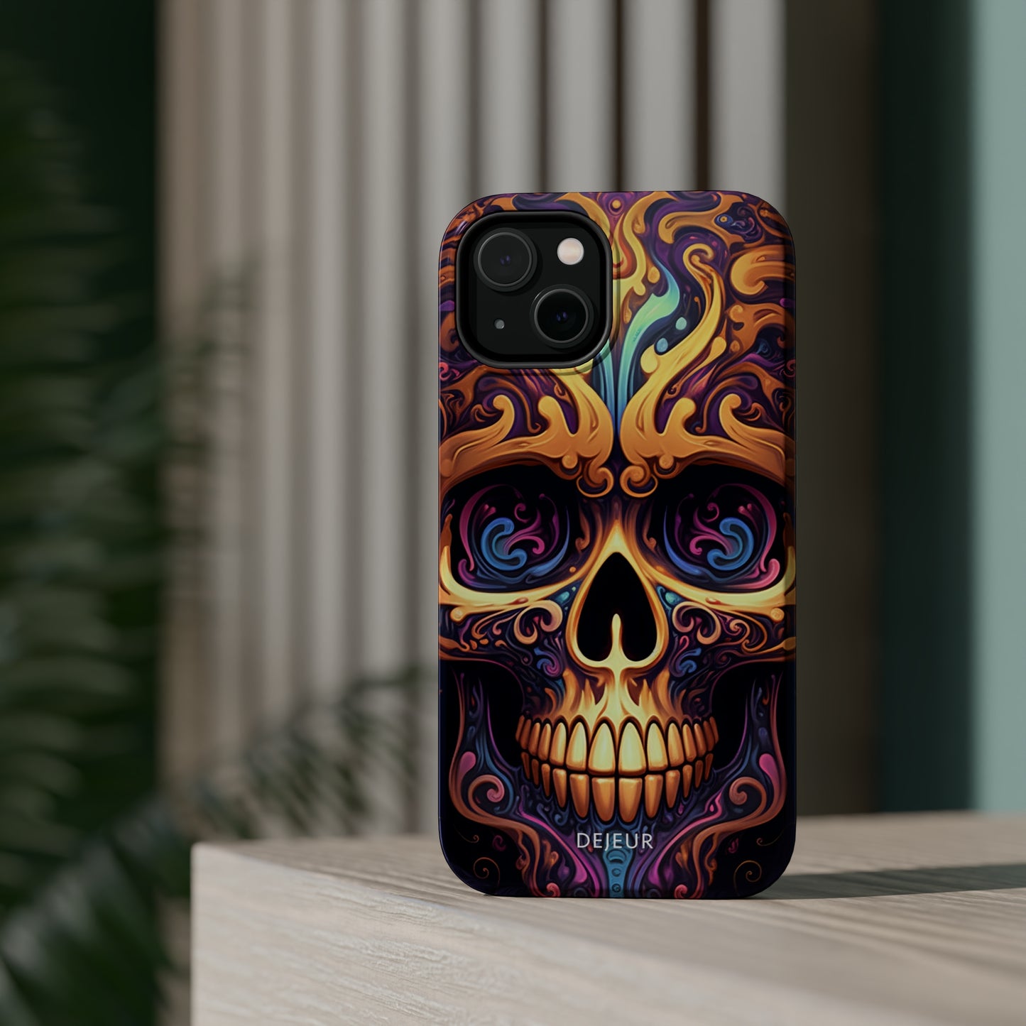 Paisley Skull - iPhone MagSafe Tough Case