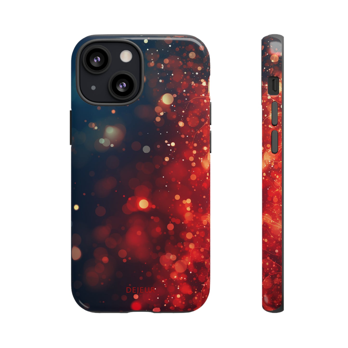 Midnight Red Shimmer - iPhone Tough Case