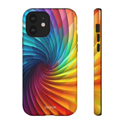 Rainbow Spiral - iPhone Tough Case