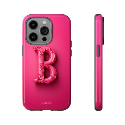 B Hot Pink - iPhone Tough Case