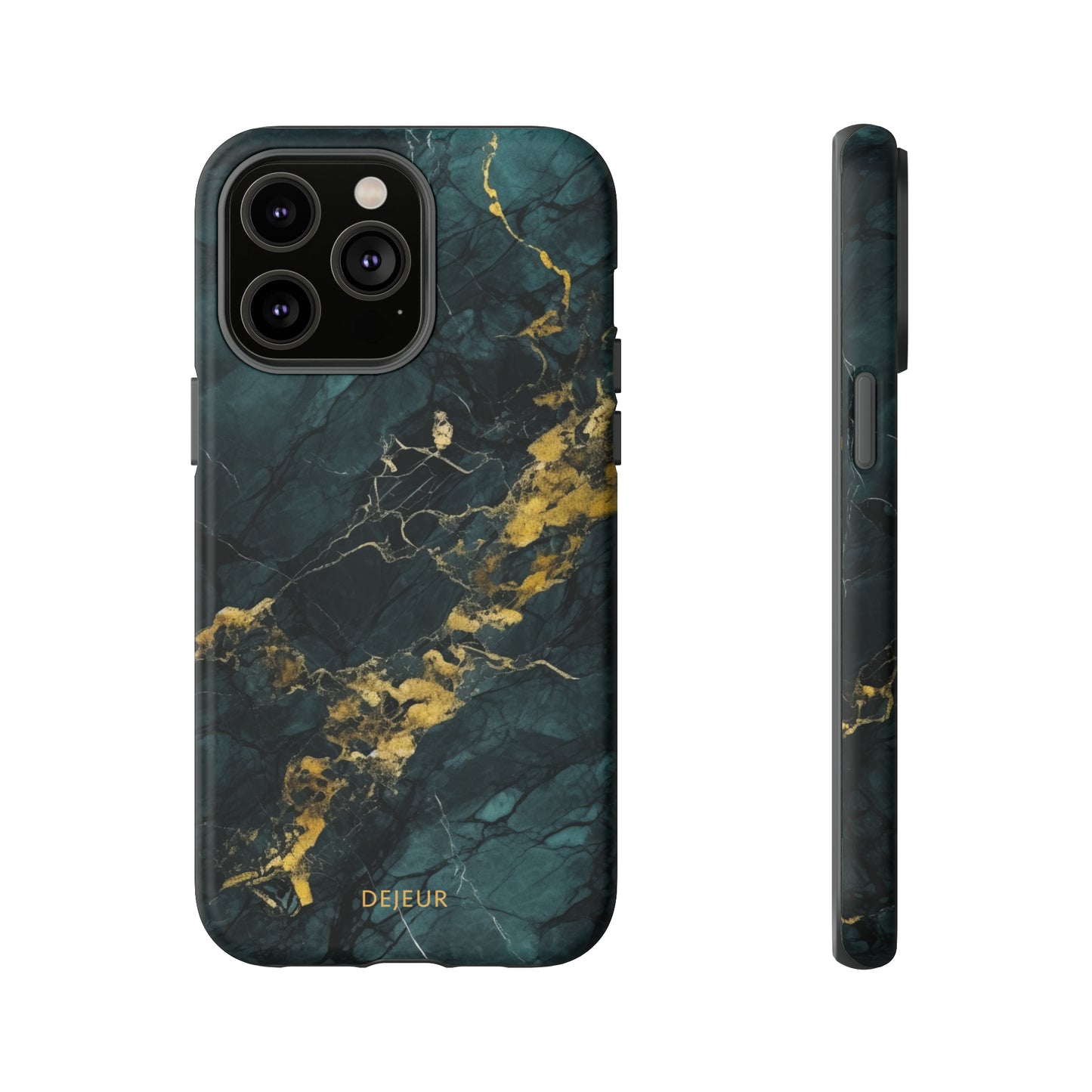 Gold Shadow Marble - iPhone Tough Case