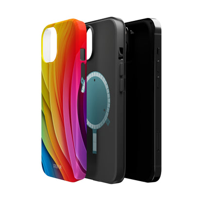 Rainbow Layers - iPhone MagSafe Tough Case