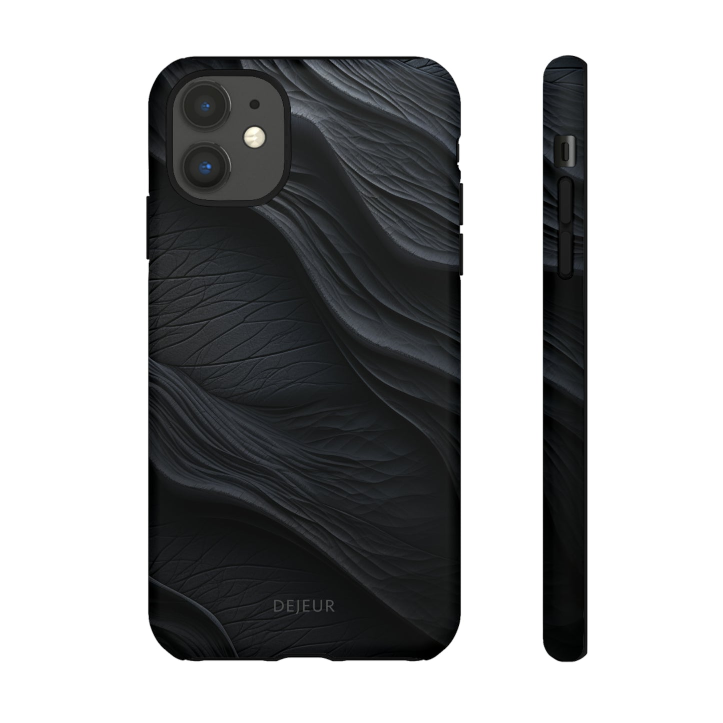 Charcoal Ripples - iPhone Tough Case