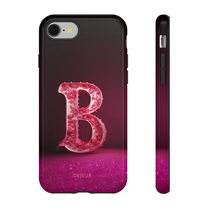 B Pink Roses - iPhone Tough Case