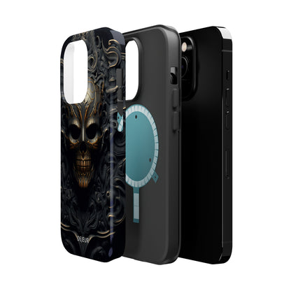 Dark Bronze Skull - iPhone MagSafe Tough Case