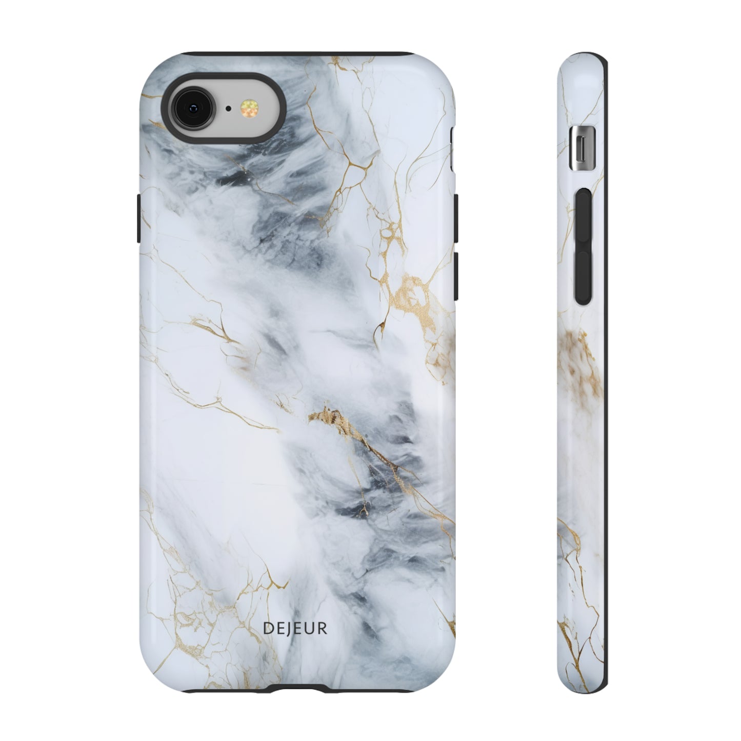 White Gold Marble - iPhone Tough Case