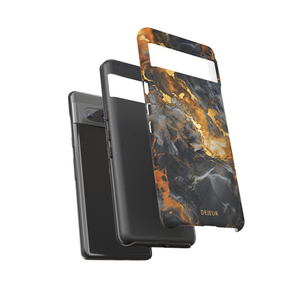 Platinum Gold Marble - Google Pixel Tough Case