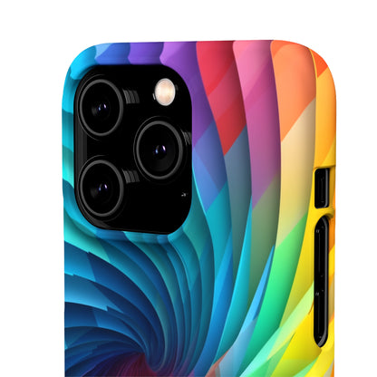 Rainbow Spiral - iPhone Snap Case