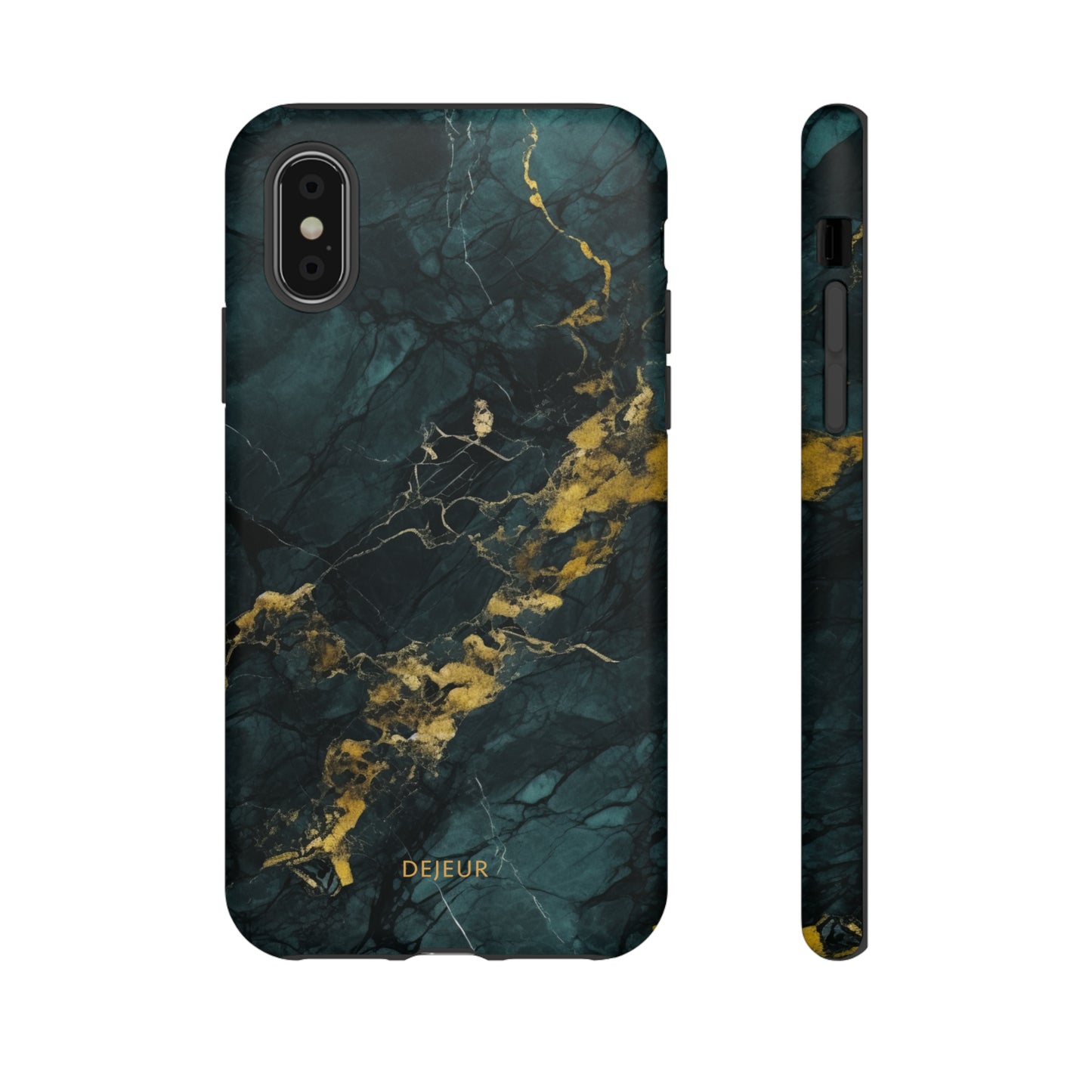 Gold Shadow Marble - iPhone Tough Case