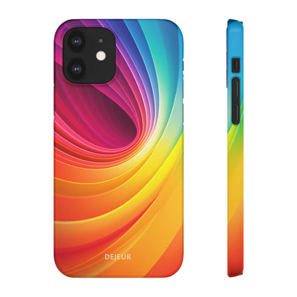 Rainbow Swirl - iPhone Snap Case