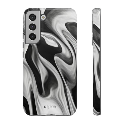 Misty Waves Monochrome - Samsung Galaxy Tough Case