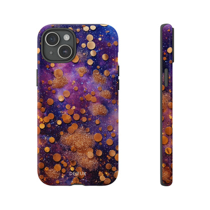 Cosmic Glitter Circles - iPhone Tough Case