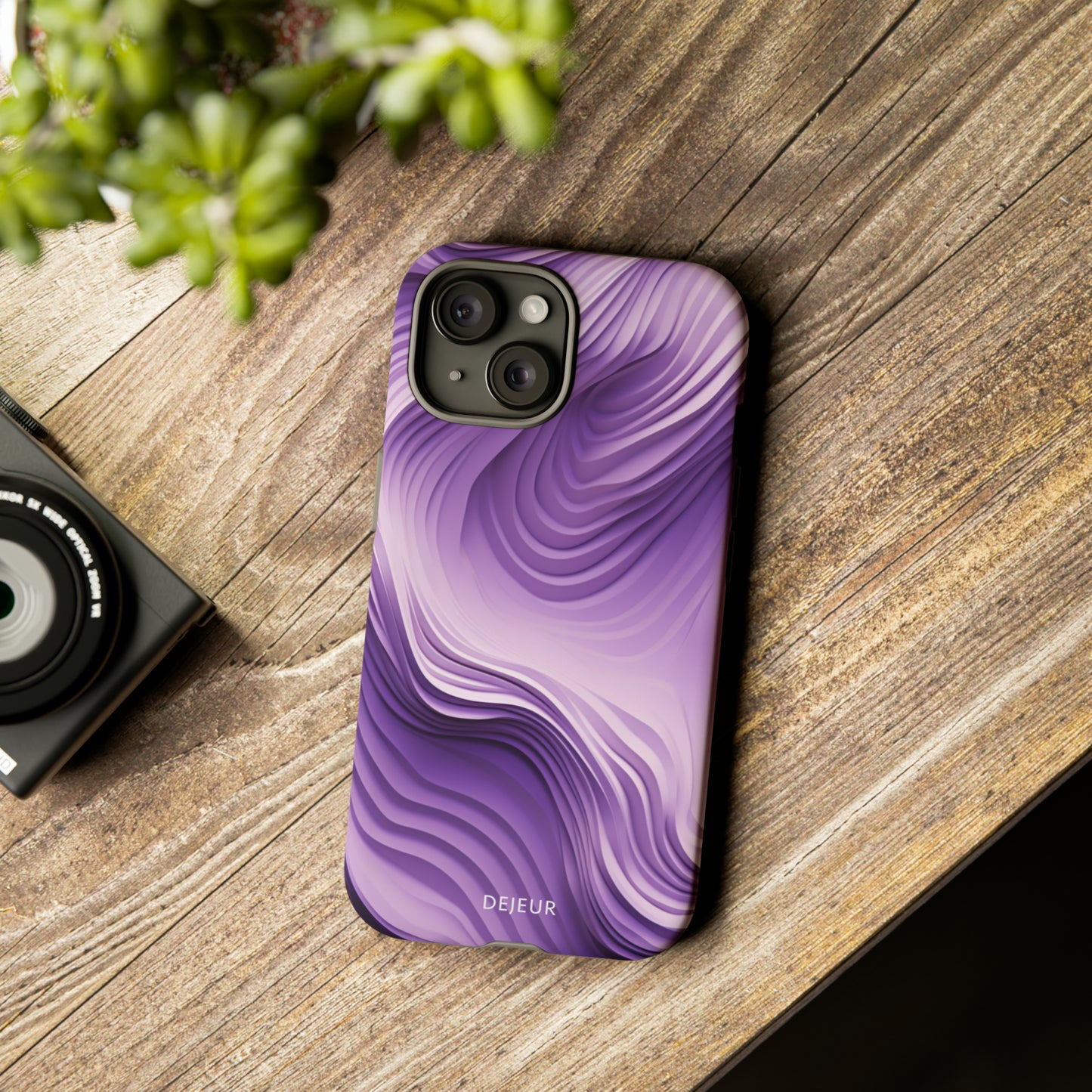 Violet Waves - iPhone Tough Case