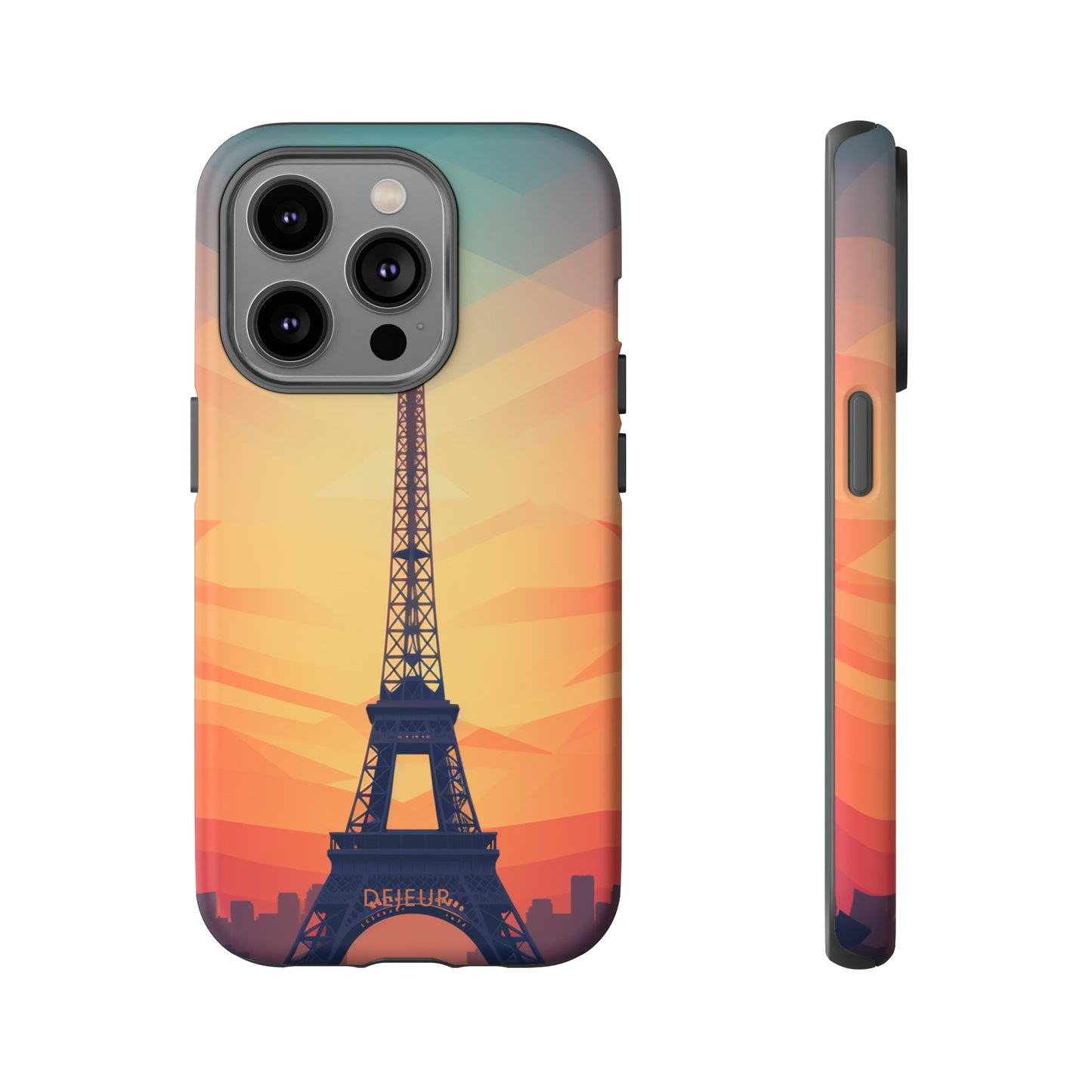 Eiffel Tower Sunset - iPhone Tough Case