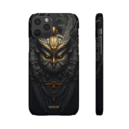 Golden Dark Owl - iPhone Snap Case