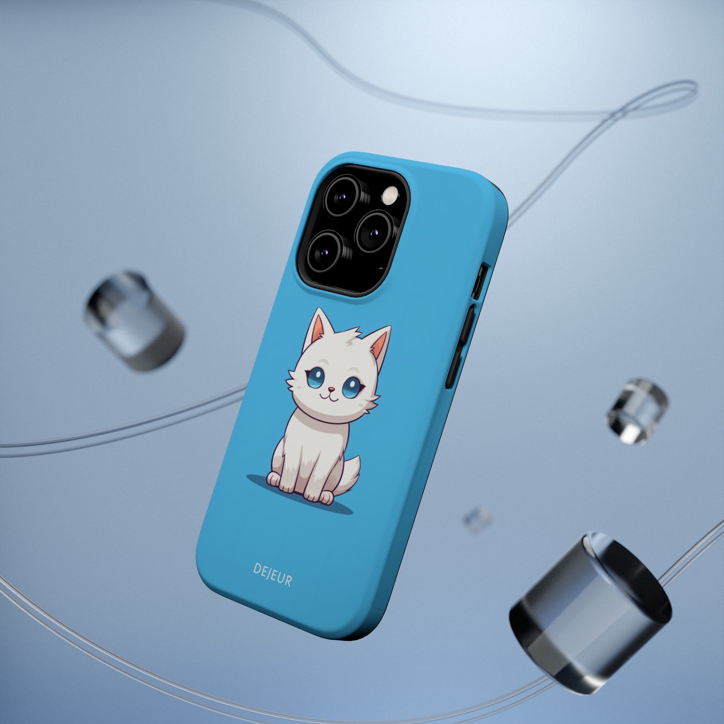 Little Blue Eyed Cat - iPhone MagSafe Tough Case