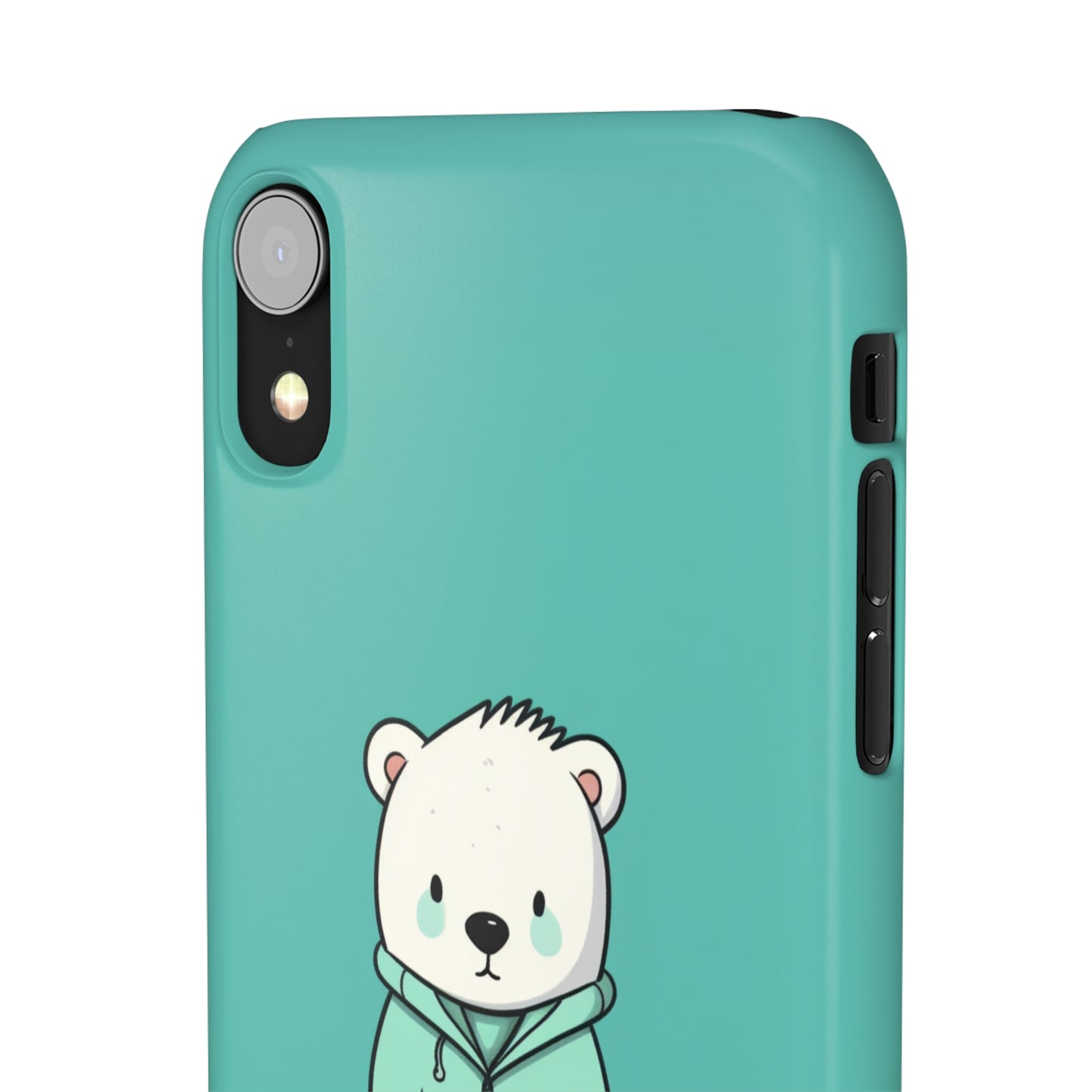 Aqua Coat Bear - iPhone Snap Case