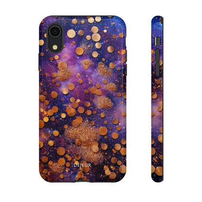 Cosmic Glitter Circles - iPhone Tough Case
