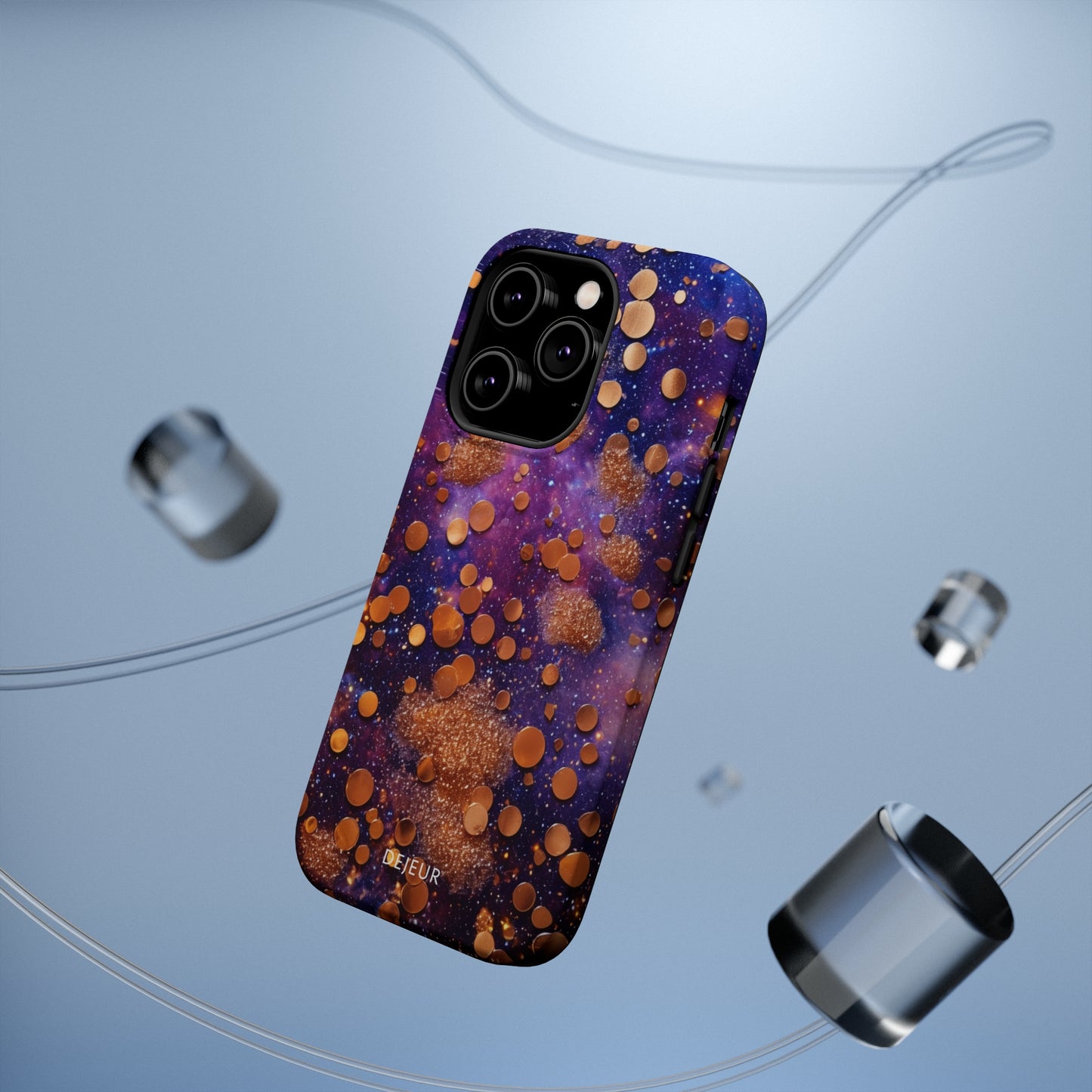 Cosmic Glitter Circles - iPhone MagSafe Tough Case