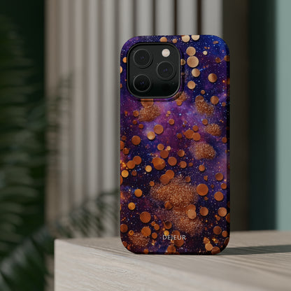 Cosmic Glitter Circles - iPhone MagSafe Tough Case