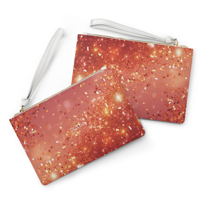 Rose Confetti Glitter - Clutch Bag