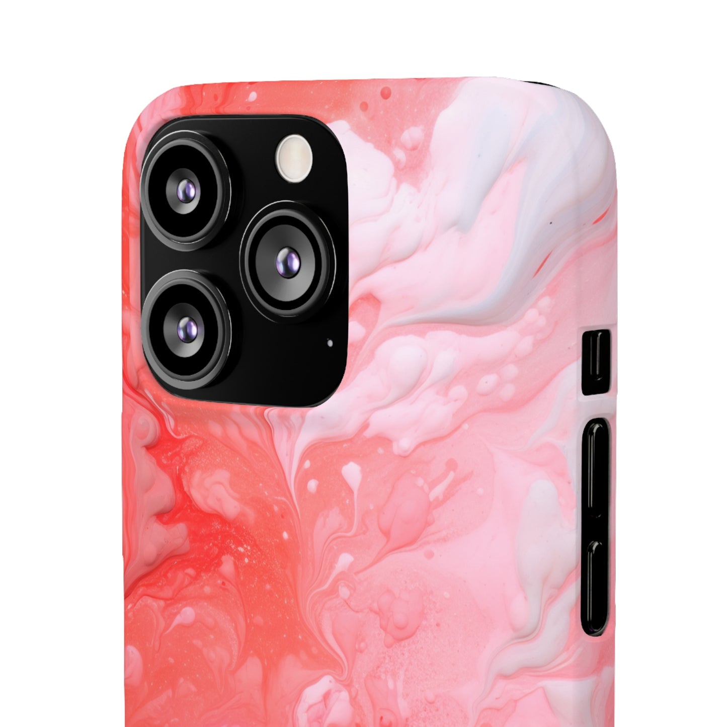 Rose Pink Marble - iPhone Snap Case