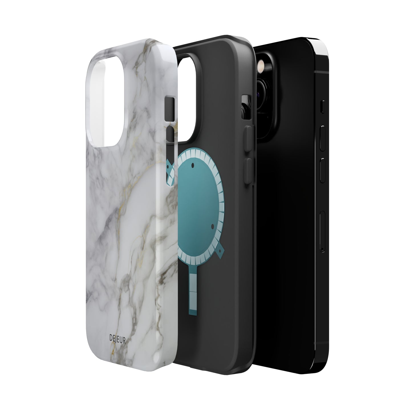 Touch of Gold Classic Marble - iPhone MagSafe Tough Case