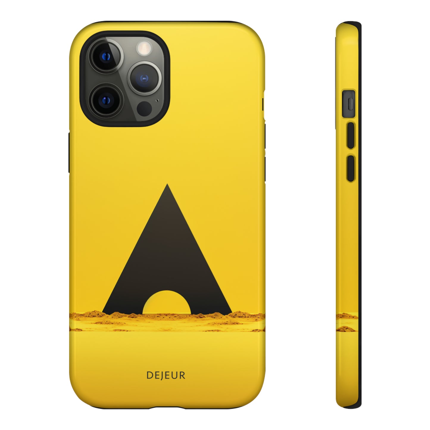 Sun Triangle Yellow - iPhone Tough Case