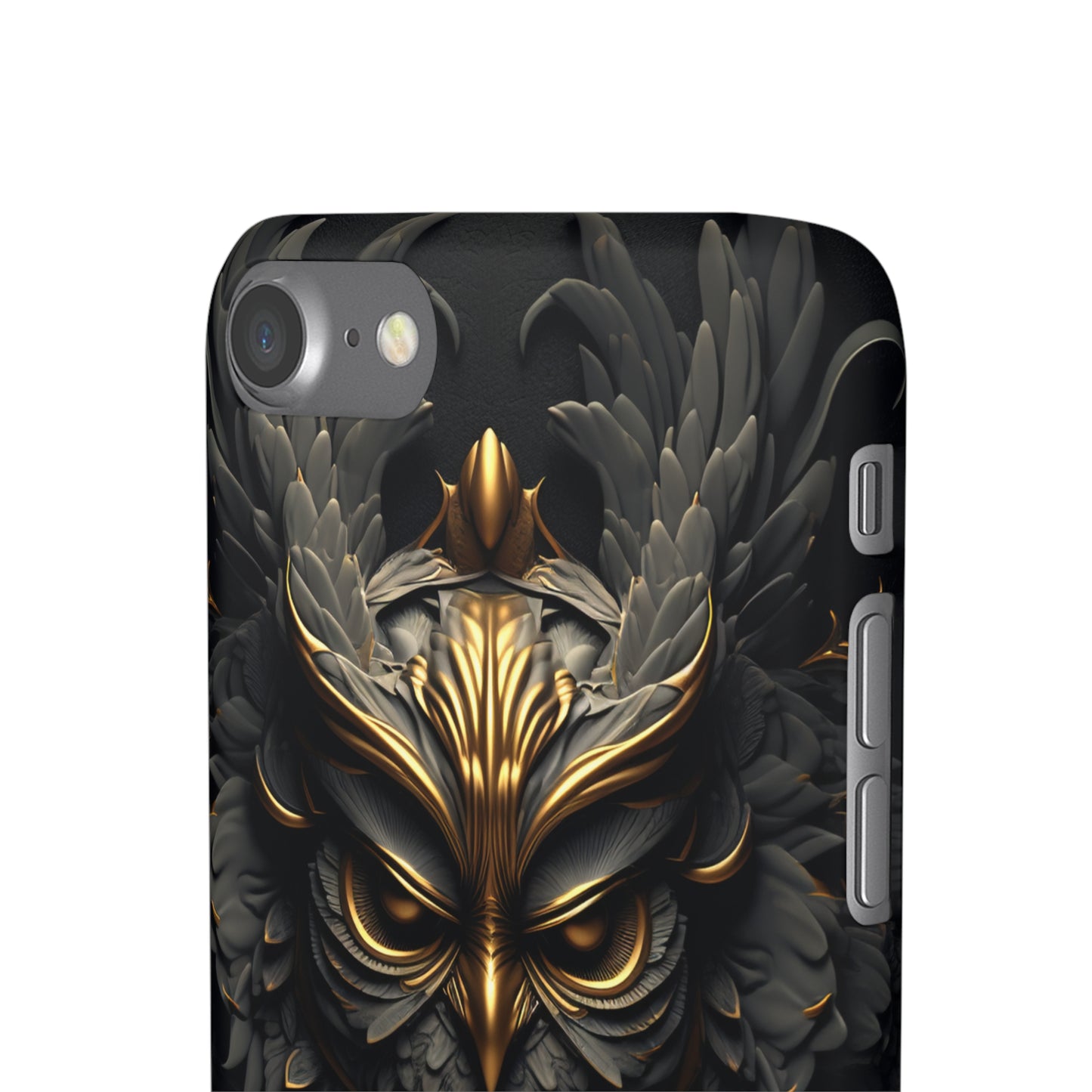 Golden Dark Owl - iPhone Snap Case