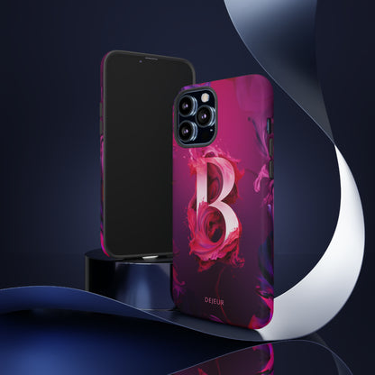 B Pink Splash - iPhone Tough Case