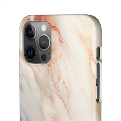 Ash Sandstone Marble - iPhone Snap Case