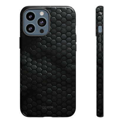 Black Carbon Matrix - iPhone Tough Case